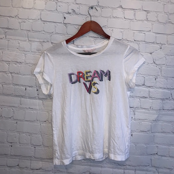 Victoria Secret Dream VS White Multicolor Shirt size XS - Picture 2 of 9